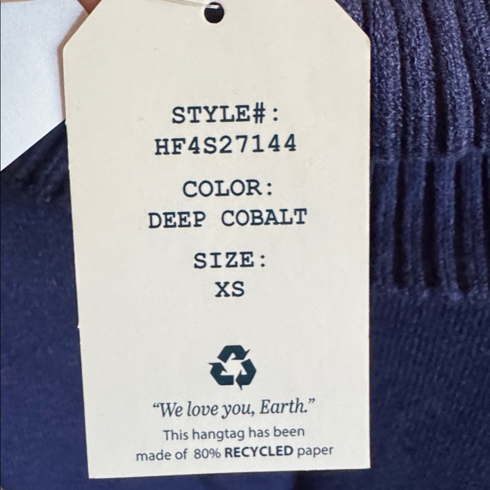 Hippie Rose Navy Knit Cowl Neck or off the Shoulder Sweater NWT XS Cozy New Top - Picture 6 of 7